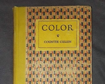 Color, by Countee Cullen--1925 African-American Poetry Debut, 1st ed., Ex-Libr, 108 pages