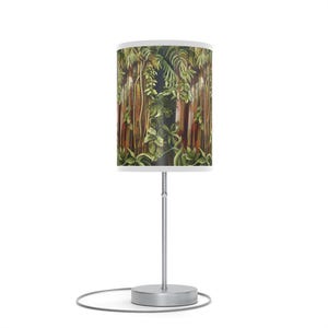 Jungle Floor Lamp, Tropical Decor, Nature Inspired Gift, Modern Lighting, Bedroom Accent, Eco-Friendly Home