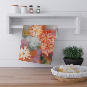 Floral Art Geschirrtücher, wunderliche Küchen Dekor, Geschenk für Hausköche, helle Küchenaccessoires, perfekt für Housewarming