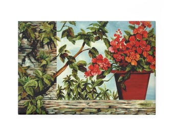 Magneetset botanische bloem, charmant bloemendecor, koelkastmagneet, cadeau voor tuinliefhebbers, woondecoratie, keukenaccessoires