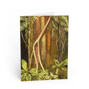 Cartes de voeux inspirées de la nature, design botanique pour toutes les occasions, respectueux de l'environnement, notes manuscrites, cartes d'art uniques