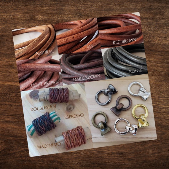 Southwestern Boho Leather Bracelet Kits, Sundance, Boho, Unisex, DIY,  Bracelet Kit With Your Choice of 22 Beading Patterns 