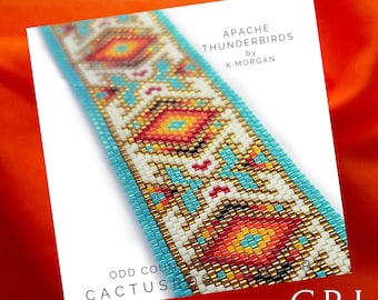 Odd Count Peyote Bracelet Pattern Apache Thunderbirds downloading PDF