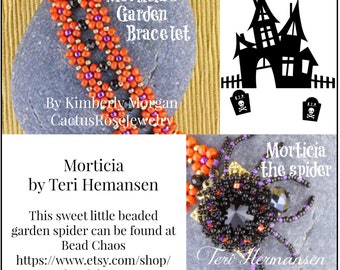 Morticia's Garden Bracelet Tutorial, PDF