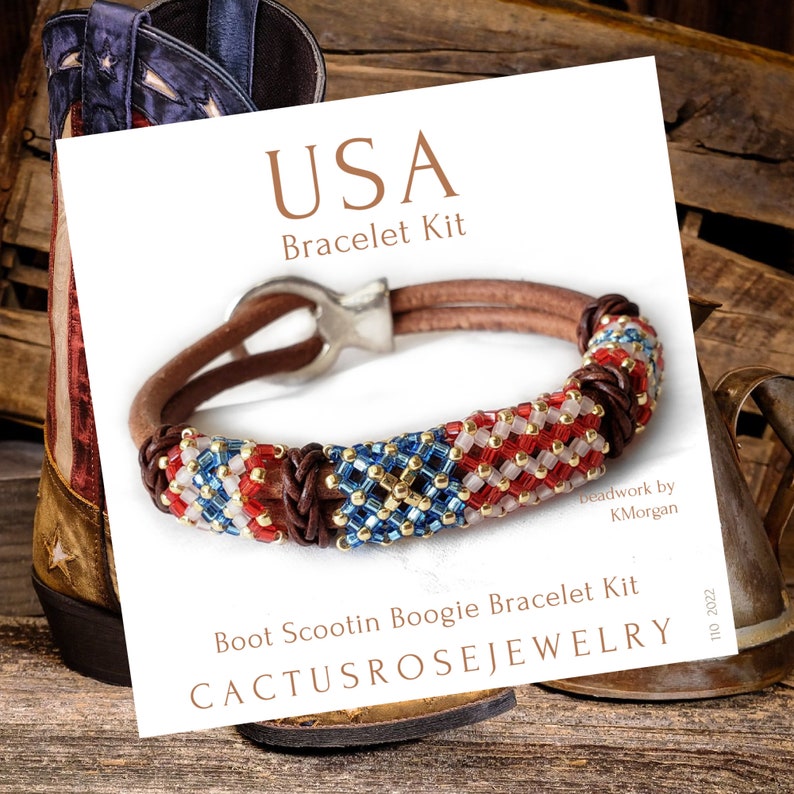 Boot Scootin Boogie Beading Kit With Stepbystep Tutorial and Etsy