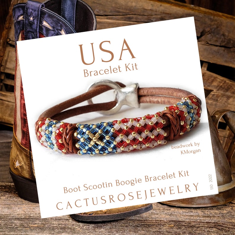 Boot Scootin Boogie Beading Kit With Stepbystep Tutorial and Etsy