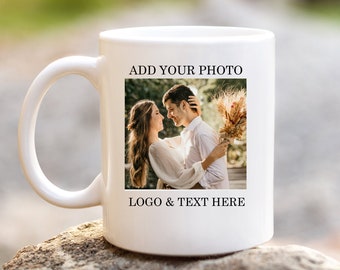 Personalized Photo Coffee Mug, Personalized Anniversary Photo Mug, Photo Mug Personalized, Mug With Photo/Text, Custom Photo Coffee Mug