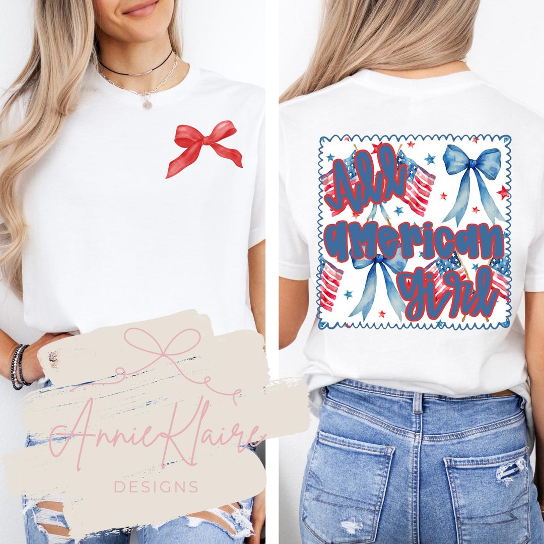American Girl 4th of July PNG: Coquette USA Design (digital Download ...