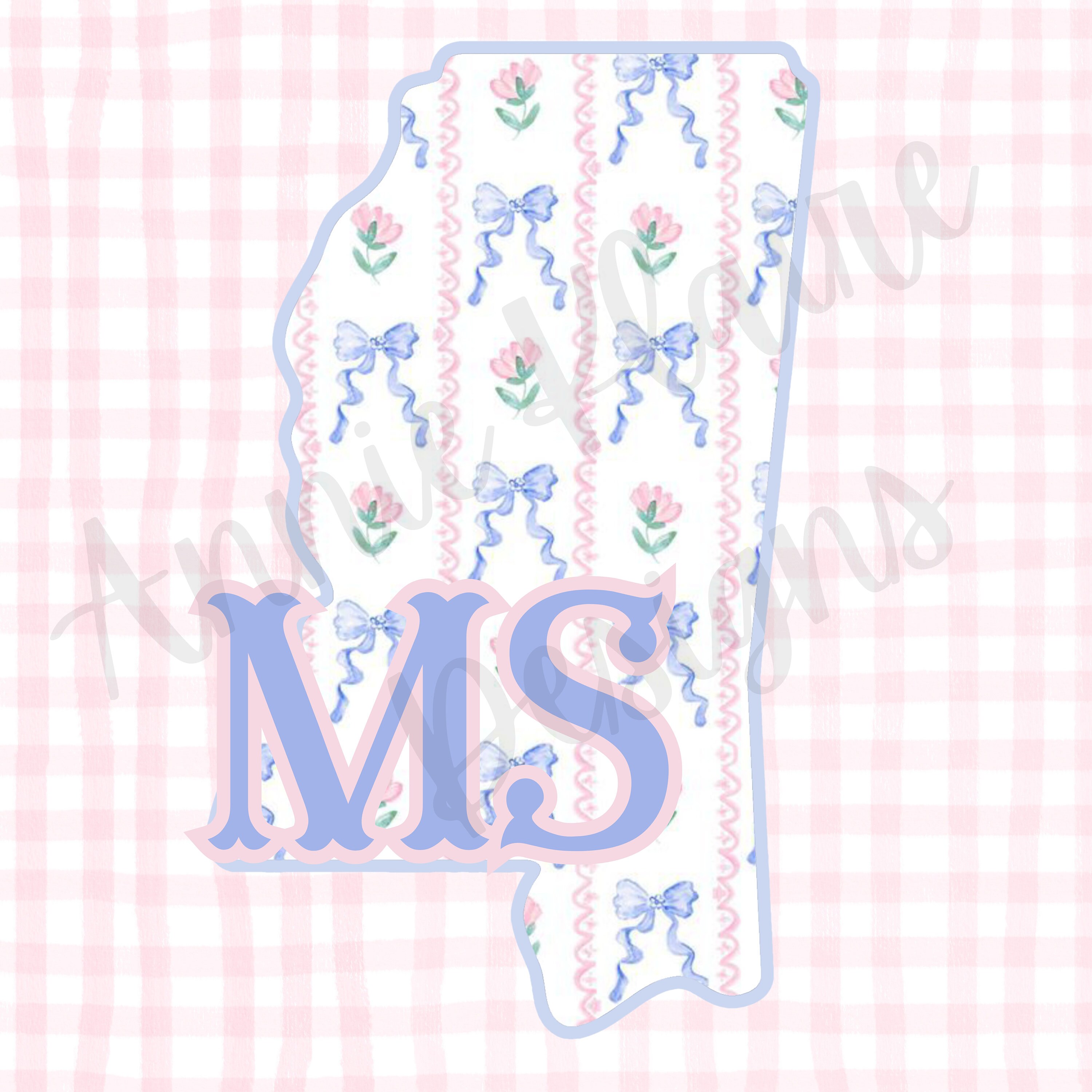 Mississippi Coquette PNG, coquette png, state shirt png, kentucky, coquette state, grandmillenial