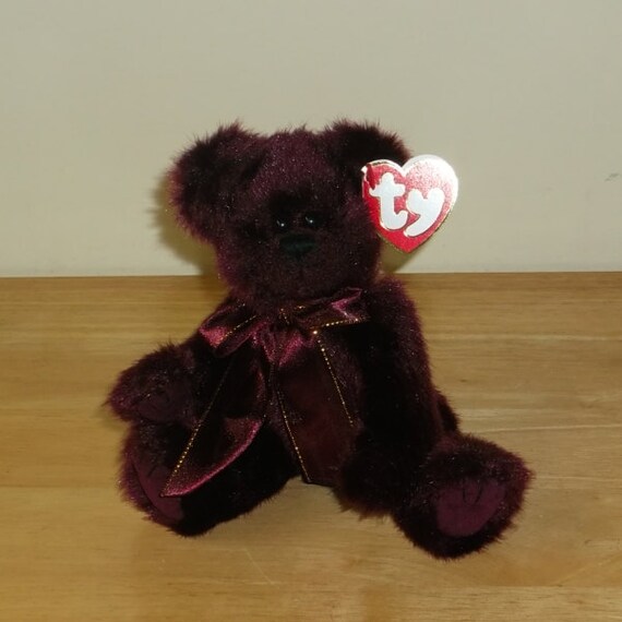 beargundy beanie baby