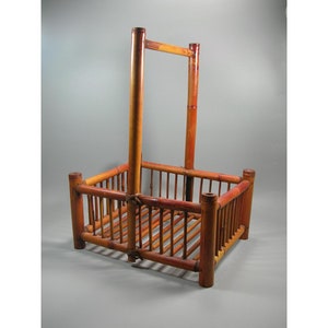 Vintage Japanese Bamboo Picnic Basket