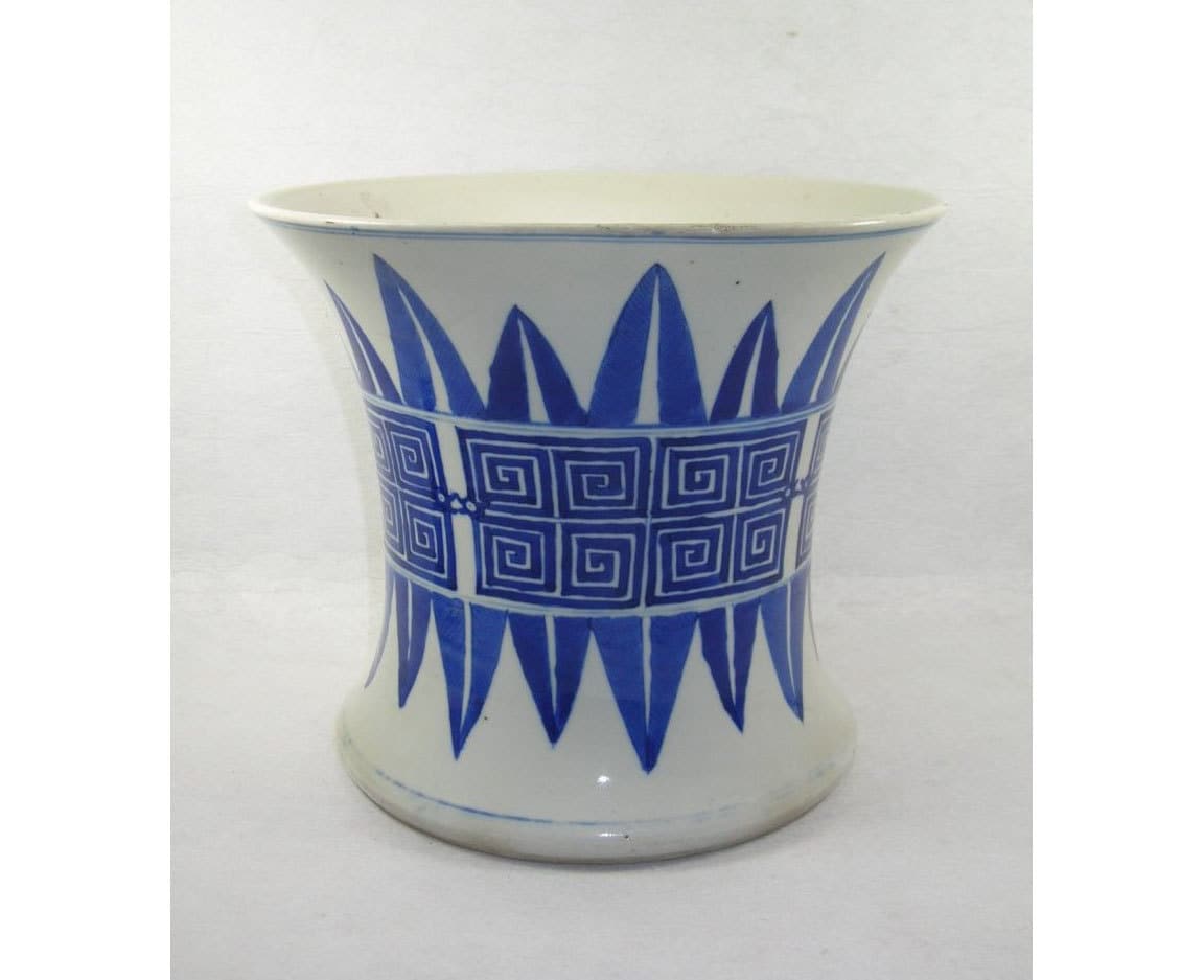 時代物 骨董品   清朝  染付け花瓶  磁器 楽天市場】景徳鎮 染付麒麟文壺 高さ約23.5cm 中国美術 陶磁器