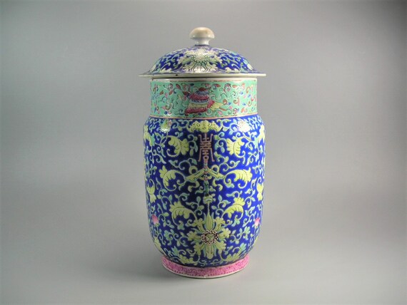 Unusual 19th Century Chinese Famille Rose Porcelain Buddhist Etsy