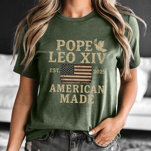 New Pope 2025 Shirt, Pope Leo XIV Tee, Robert Prevost Shirt, Papa Leo XIV, Catholic Hoodie, Historic Papal Election Shirt