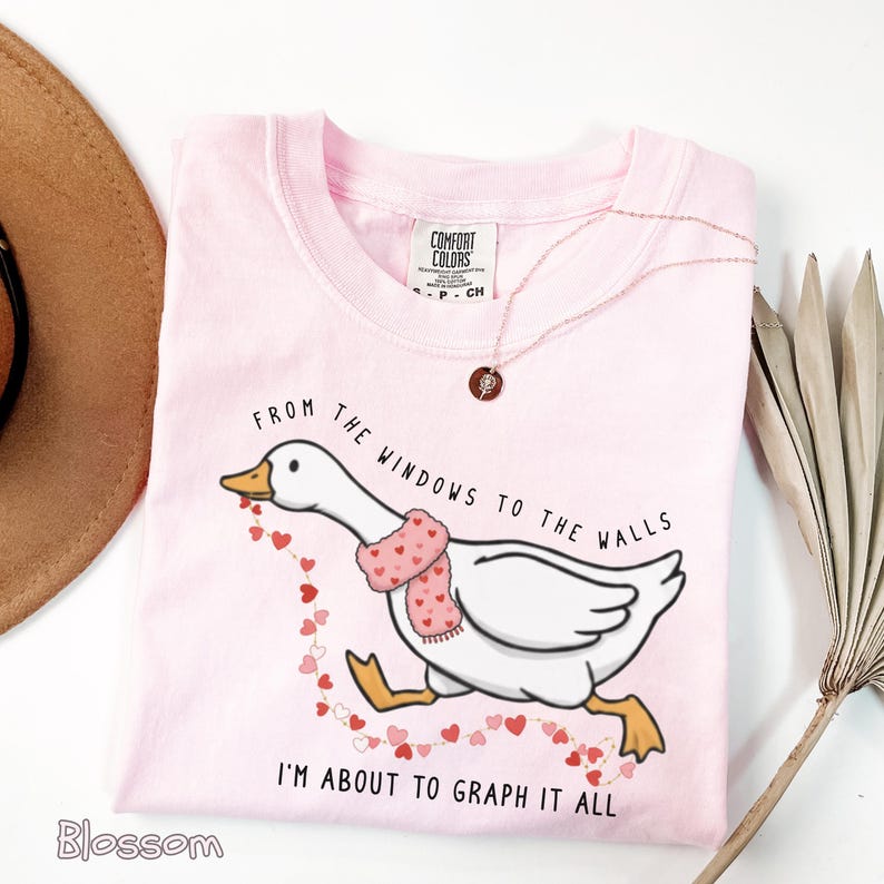 ABA Shirt Funny, aba Therapist Shirt, Valentine aba Shirt, Funny Goose Shirt, Behavior Analyst Gift, rbt bcba Shirt, Comfort Colors Tee Blossom