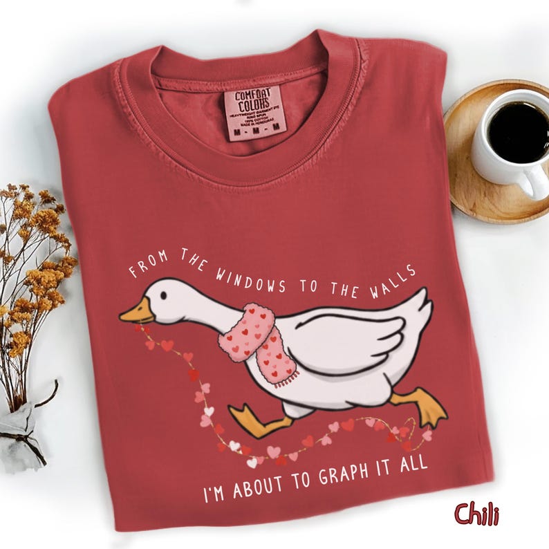 ABA Shirt Funny, aba Therapist Shirt, Valentine aba Shirt, Funny Goose Shirt, Behavior Analyst Gift, rbt bcba Shirt, Comfort Colors Tee Chili