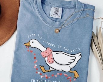 ABA Shirt Funny, aba Therapist Shirt, Valentine aba Shirt, Funny Goose Shirt, Behavior Analyst Gift, rbt bcba Shirt, Comfort Colors Tee
