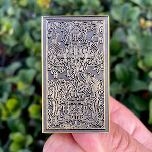 Rise of the Mayan Xenomorph enamel pin JesseJFR x PinPlugged collab Ancient Ruin  Variant
