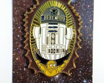 Gold Variante R2D2 &quot;Virgin Of Naboo&quot; Star Wars Emaille Pin von JesseJFR