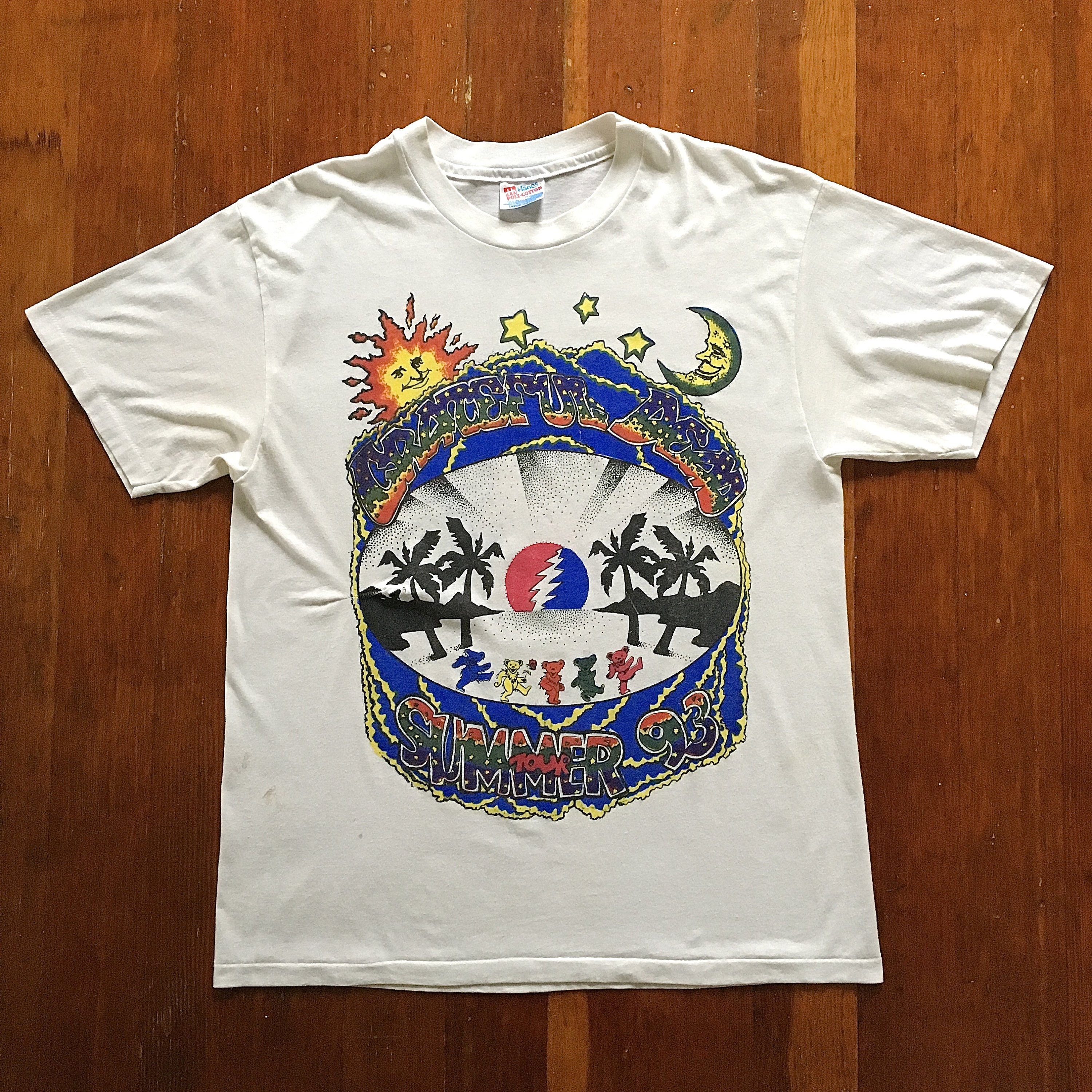 grateful dead tour shirts vintage