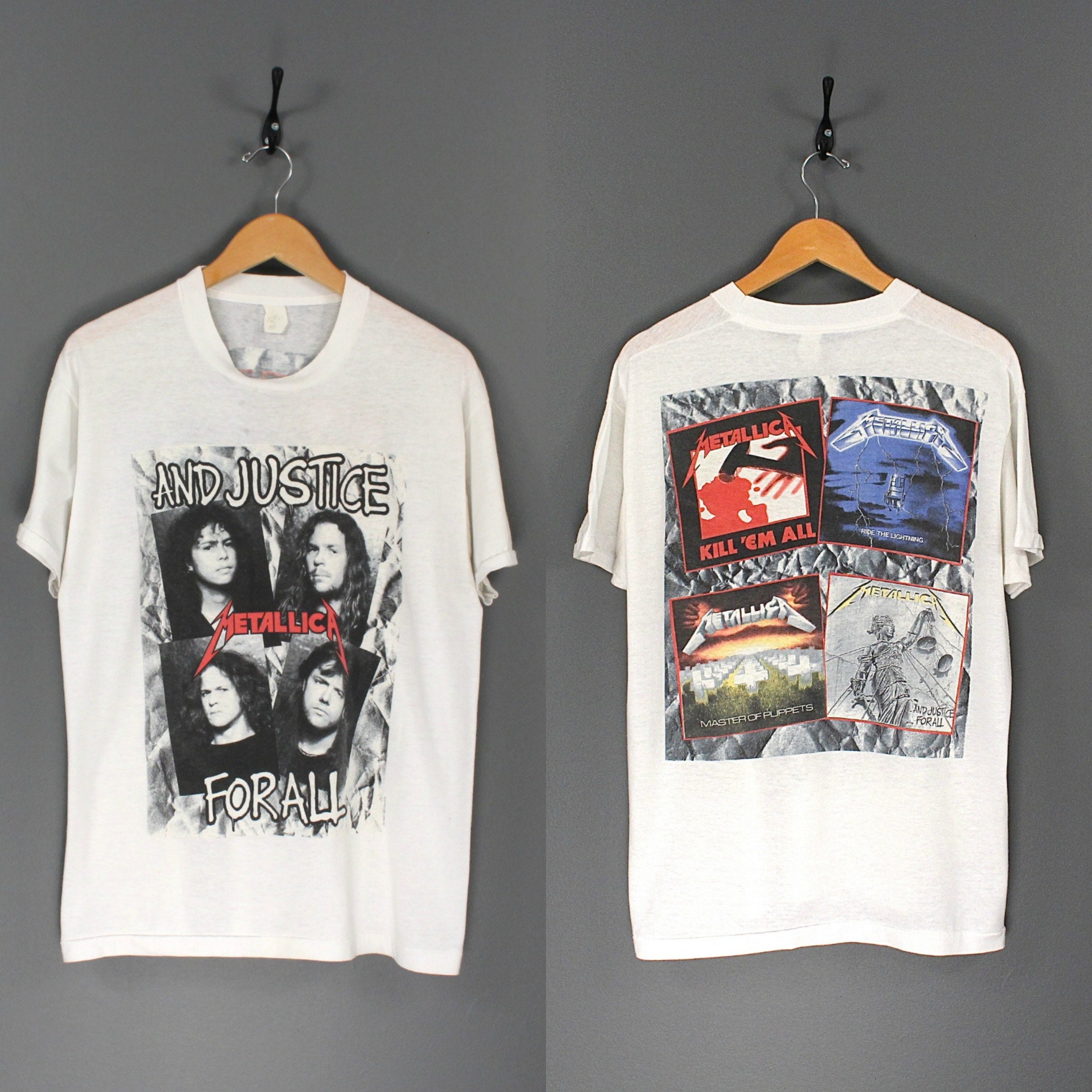 1988 Metallica Justice for All T-shirt - Vintage Metallica