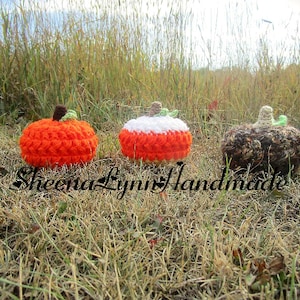 Crochet mini pumpkin, pdf file, crochet pumpkin