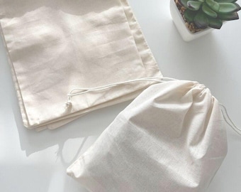 Cotton Double Drawstring Bags 8x10: Party Favor & Promotional Gift