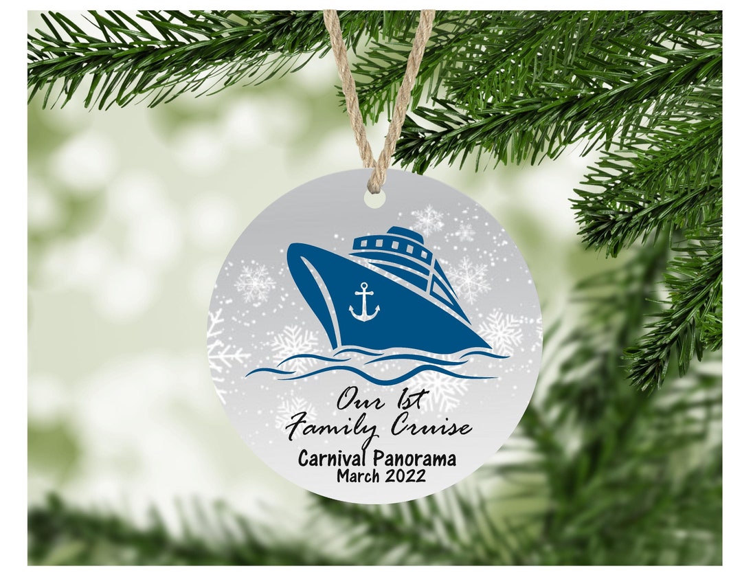 Cruise Ornaments Personalized Cruise Christmas Ornament 2023 Our 1st