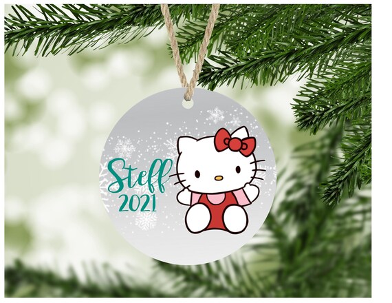 Hello kitty ornament deals