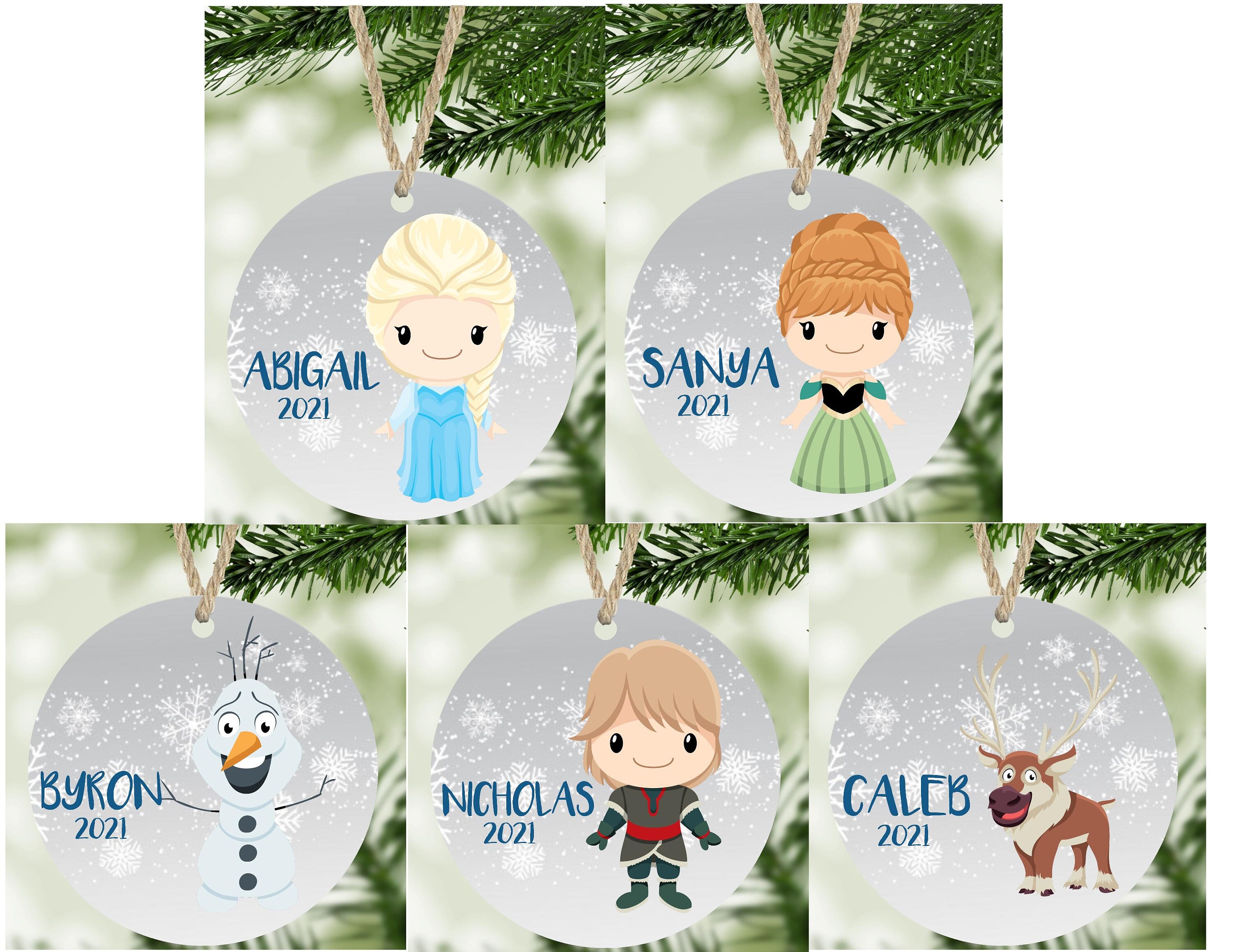 Disney Frozen Ornaments Personalized Kids Ornament Pandemic Ornament …