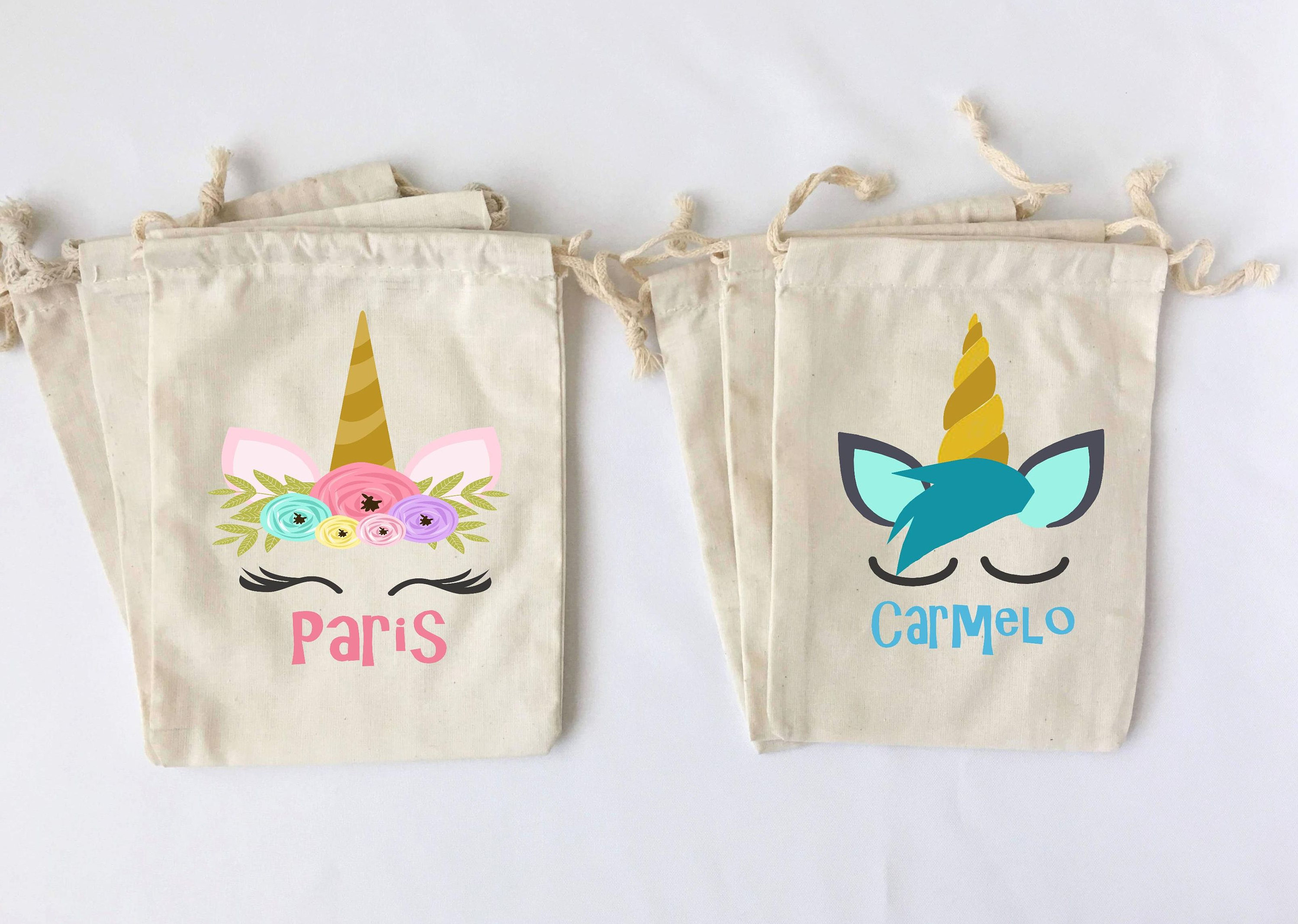 Unicorn favor bolsas unicornio fiesta favorece bolsos de Etsy