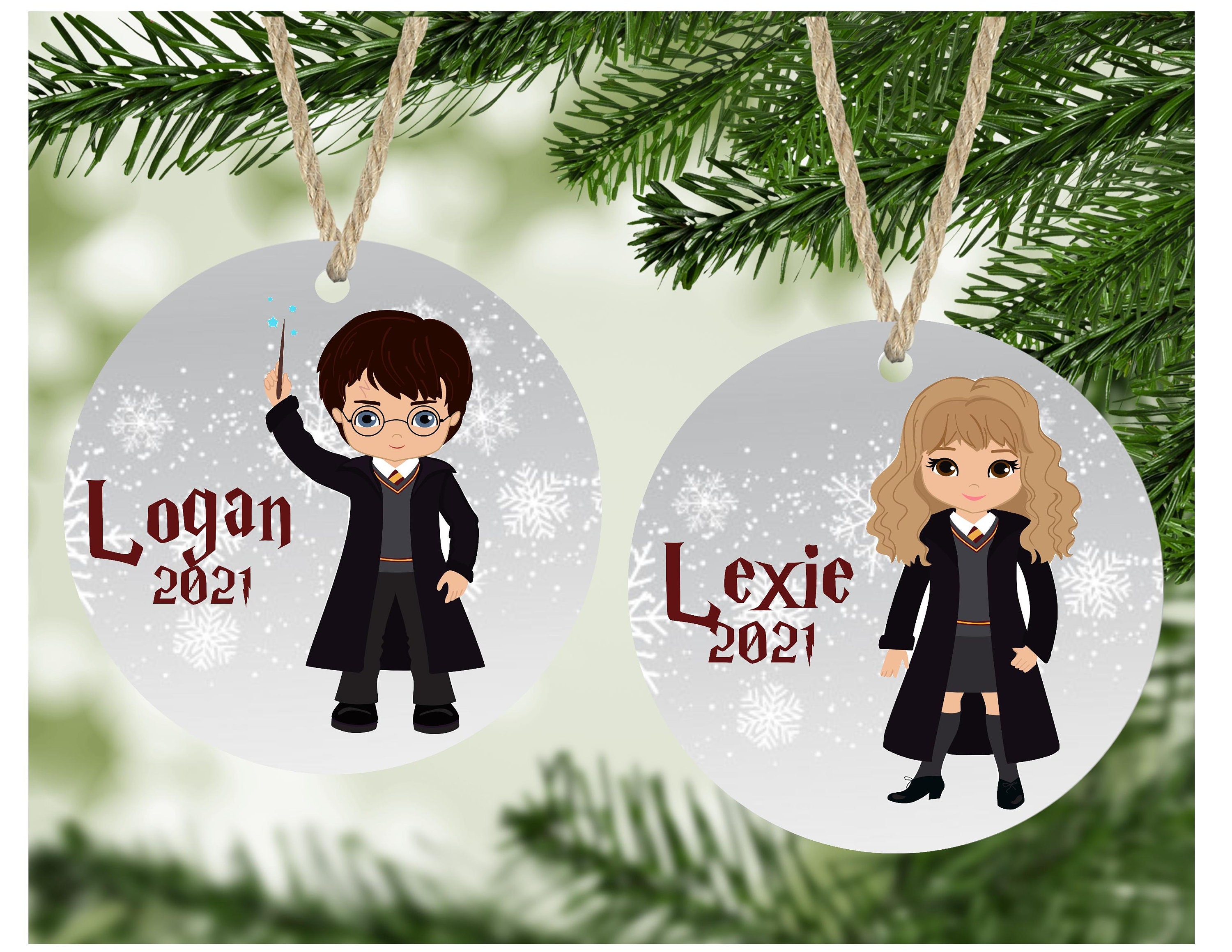 Wizards Ornaments Personalized Kids Wizard Ornaments Pandemic Holiday…