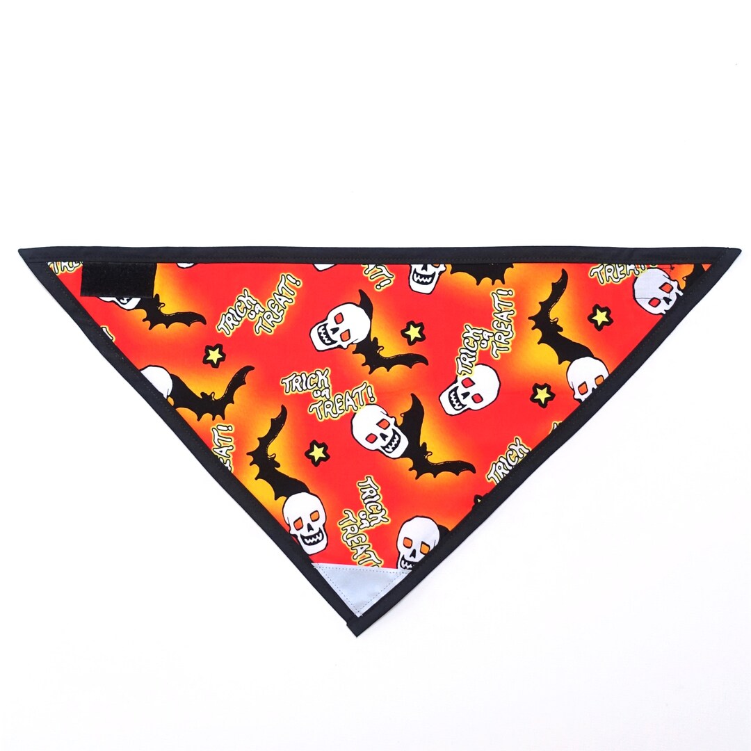TRICK or TREAT Halloween Dog Bandana xsmall Only Etsy Canada