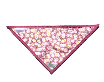 DAISY - Pink Dog Bandana - VELCRO® Brand Fastener