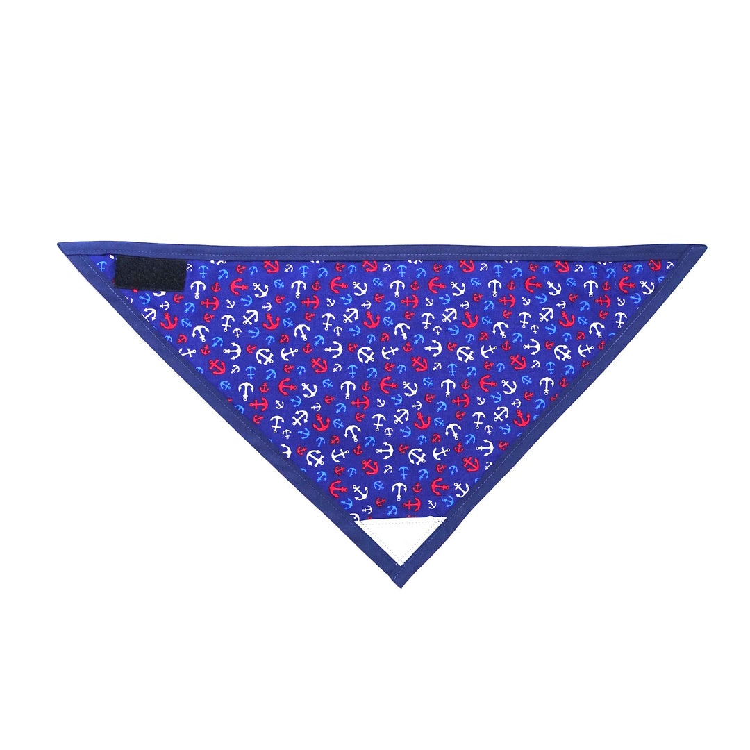SHIPS AHOY Dog Bandana VELCRO® Brand Fastener Etsy Australia