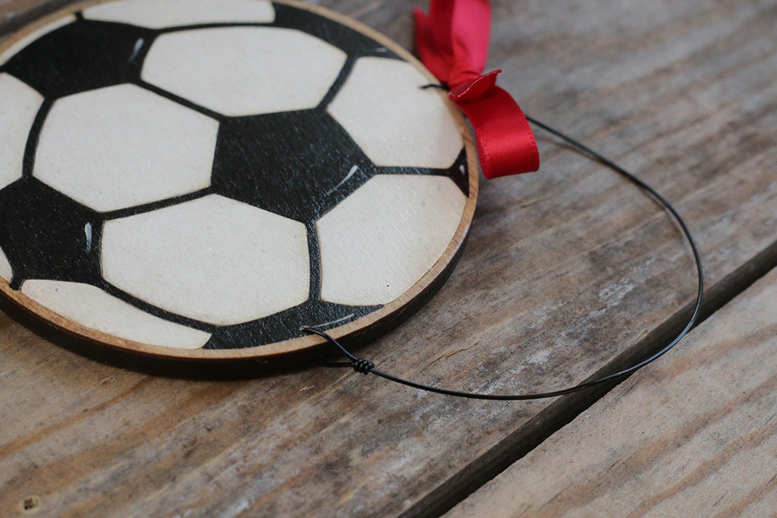 Personalized Soccer Ball Ornament Custom Christmas Ornament Etsy