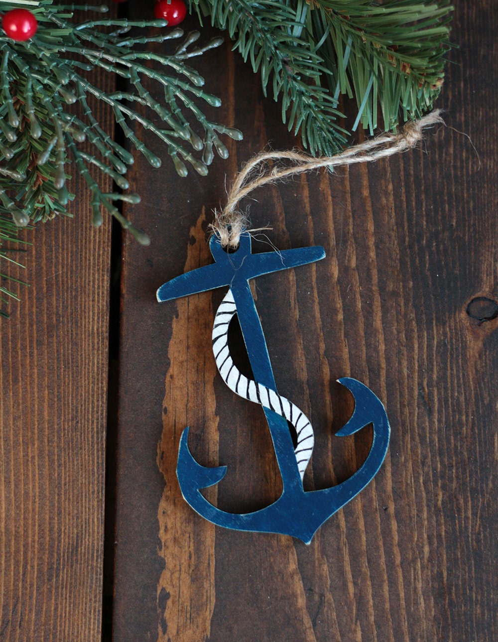 Anchor Christmas Ornaments 