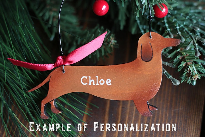 Flying Reindeer Ornament, Personalized Christmas Ornament, Hand Painted