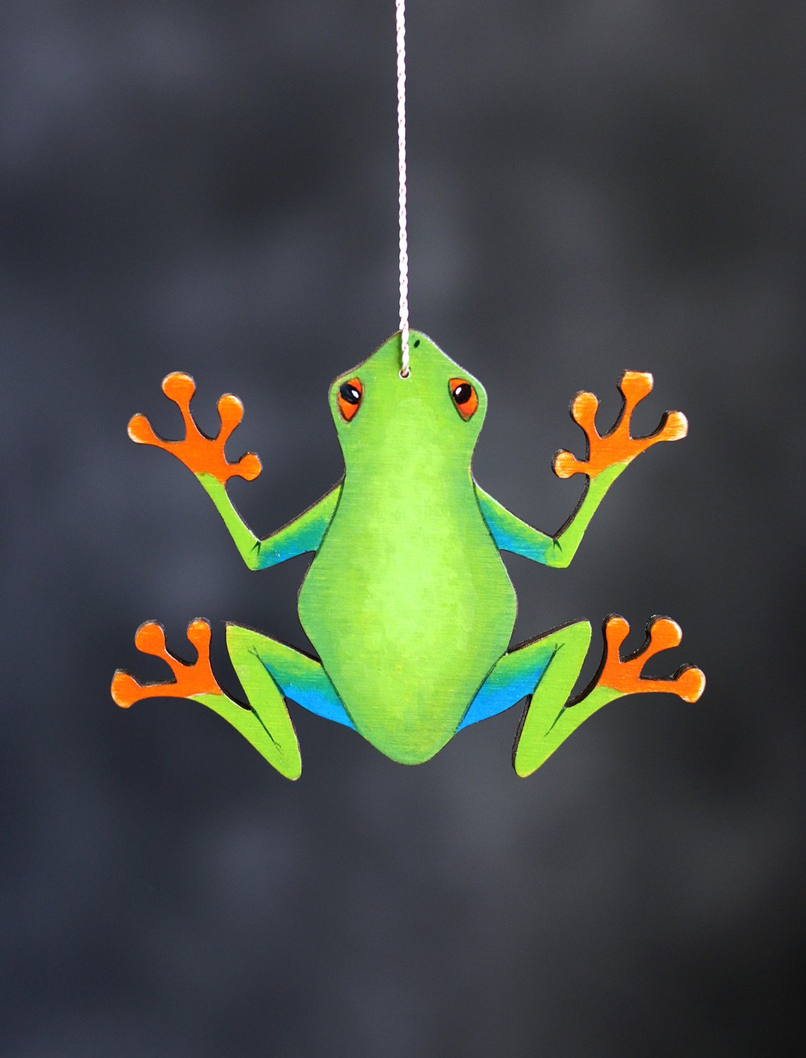 Personalized Frog Ornament Tree Frog Ornament Custom Etsy