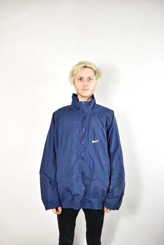 mens blue nike windbreaker