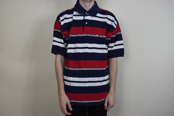 Red Striped Tommy Hilfiger Polo 