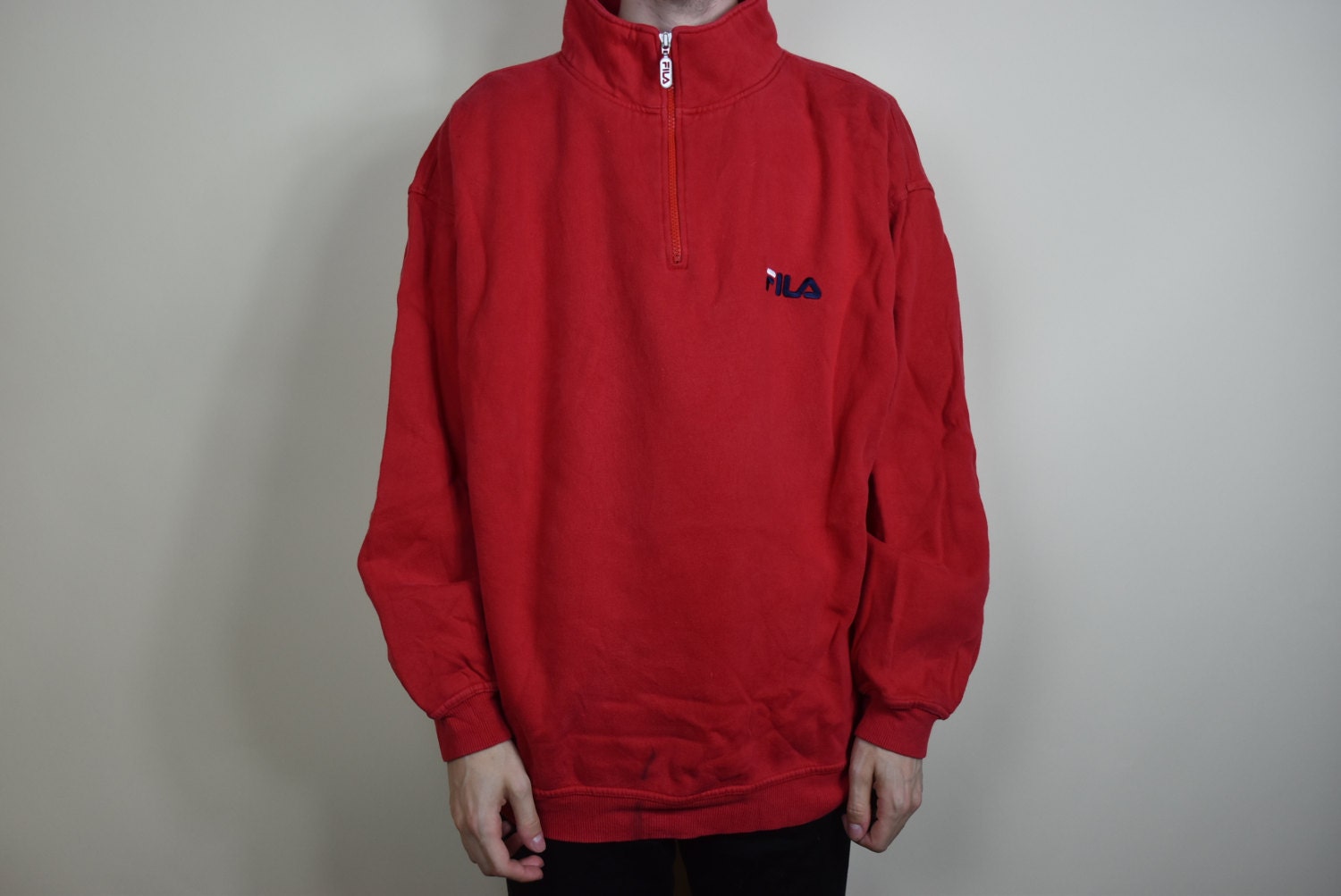 Buy > fila quarter zip > in stock