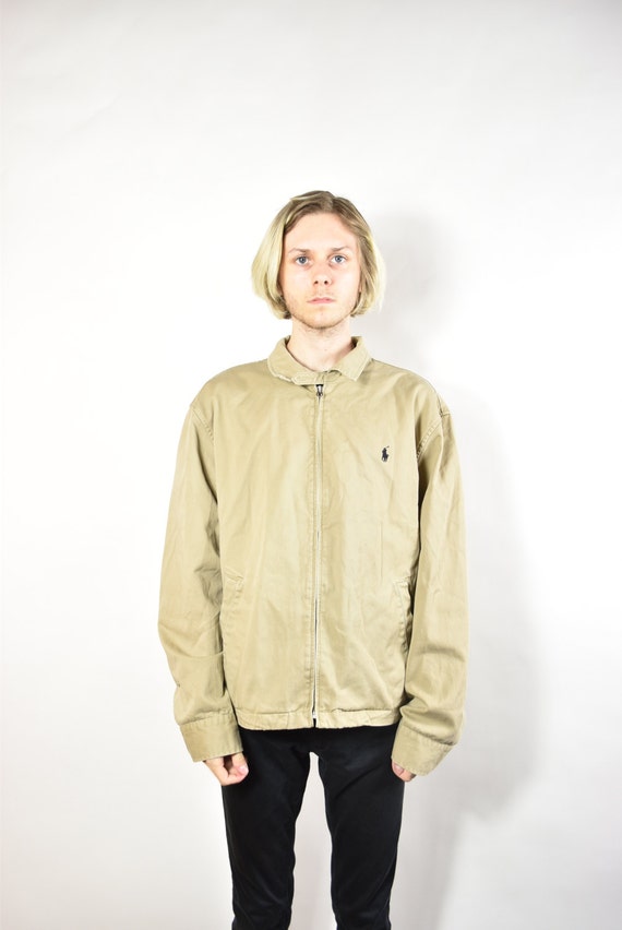 polo jacket tan