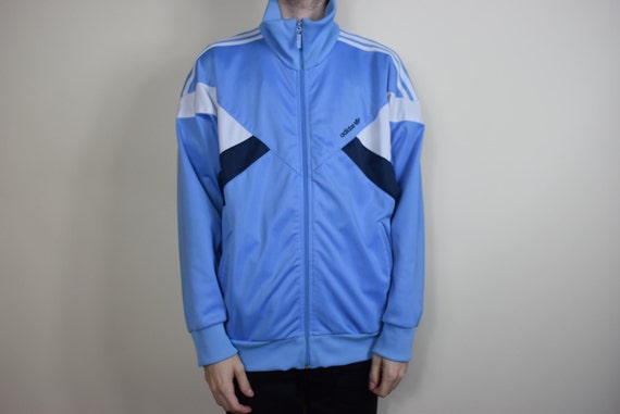 baby blue adidas track jacket