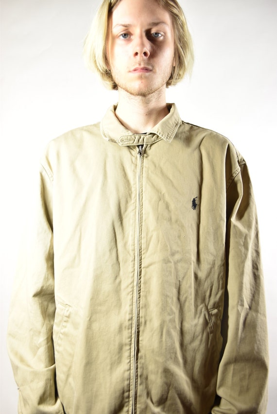 tan polo jacket