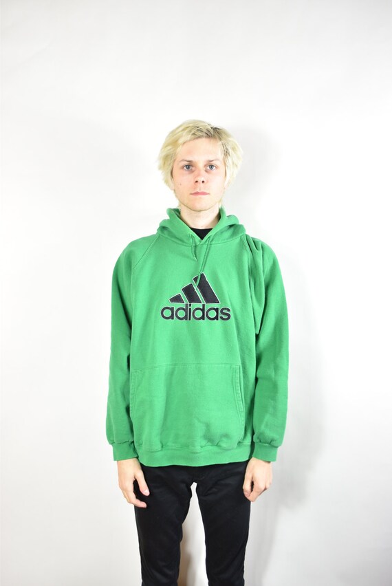 green adidas sweatshirt