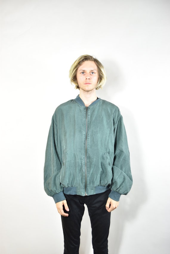 Silk vintage bomber jacket - Gem