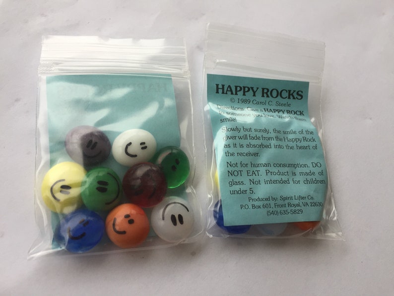 Happy Rocks Spirit Lifter Give a Smile Unique Gift image 2