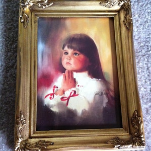 Christmas Prayer by Donald Zolan - Framed Lithograph