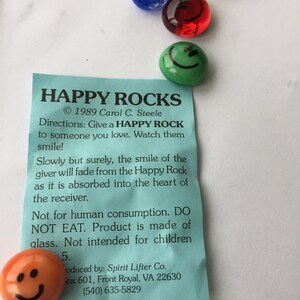 Happy Rocks Spirit Lifter Give a Smile Unique Gift image 3